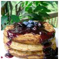 Crêpes aux bleuets et à l'avoine, sauce aux[...]