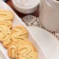 Coffee spritz cookies