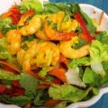 Gambas en salade