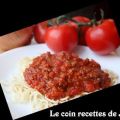 Sauce à spaghetti de dune55, Recette Ptitchef