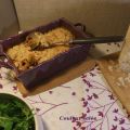 crumble de ratatouille au chorizo et parmesan