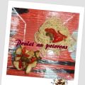 Filet de poulet aux trois poivrons;