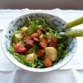 Salade de roquette et de pommes de terre au[...]