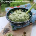 Crème de poivrons verts au pesto vegan