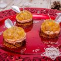 Tatins de foie gras aux pommes avec pain[...]