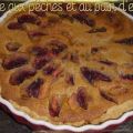 Tarte aux pêches et au pain d