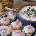 Tartinade de radis à la ciboulette