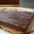 Tarte au chocolat, ganache au lait de coco