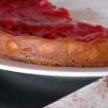 Tarte à la praline rouge