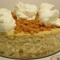 GATEAU DÉCADENT AU FROMAGE ET AUX BANANES