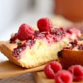 Tarte aux framboises sur compote de groseilles[...]