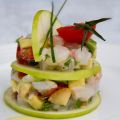 Tartare de langoustines, pomme et avocat