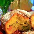 Petit cake printanier à la rhubarbe