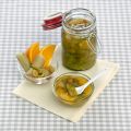 Confiture de rhubarbe avec zeste d'orange et de[...]