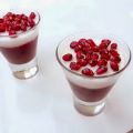 Mûres et groseilles en gelée de grenade, mousse[...]