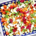 Salade toute colorée (patate douce, betterave,[...]