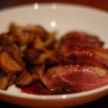 Magret de canard sauce au vin rouge et à[...]