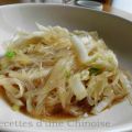 Chou chinois sauté aux vermicelles 白菜炒粉丝 báicài[...]