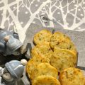 Biscuits salés parmesan et basilic