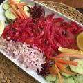 Gravlax de saumon à la betterave