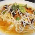 Soupe de ramen (nouilles chinoises) au miso,[...]