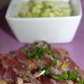 Sashimi de thon blanc - sauce fromage blanc[...]