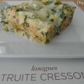 Lasagnes truite & cresson