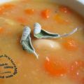 Soupe repas aux haricots blancs, carottes,[...]