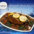 Pageot farci au riz