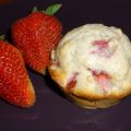Muffins aux fraises et aux bananes