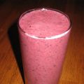 Smoothie aux bleuets et fraises