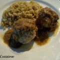 Boulettes de poulet au piment vert & sauce curry