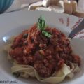 Tagliatelle, sauce bolognaise