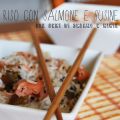 Riso con salmone affumicato e susine...
