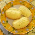 Madeleines au chocolat blanc