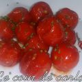 Poêlée de tomates cerise épicées