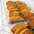 Tarte fine aux Pêches et Curcuma