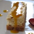 cheesecake au dulcey et au coulis de mangue