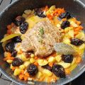 NOIX DE VEAU AU LARD EN COCOTTE