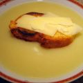 Velouté de choufleur avec son croûton au comté,[...]