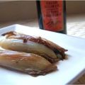 Endives braisées au balsamique et écorce d
