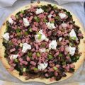 Tarte fine aux champignons
