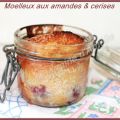 Moelleux aux amandes aux cerises et aux abricots