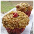 Muffins aux framboises et au citron