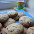 Cookies aux fruits secs et chocolat.