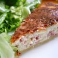 Quiche lorraine à la ricotta et au parmesan,[...]