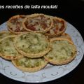 Tartes salées au thon et tartes aux légumes