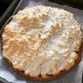 Tarte aux pommes meringuée allégée