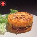 Parmentier de canard confit et patate douce