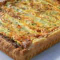 Quiche aux asperges blanches et aux crevettes